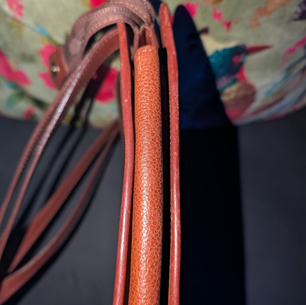 YSL Brown Leather Tote/Shoulder Bag - Picture 8 of 13